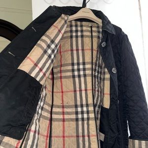 Burberry brit quilted jacket size X-Large fits size 8-14